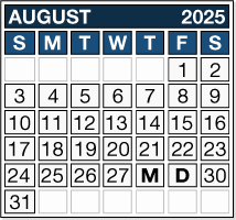 August 2025 Pension Payment Calendar