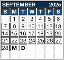 September 2025 Pension Payment Calendar