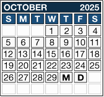 October 2025 Pension Payment Calendar