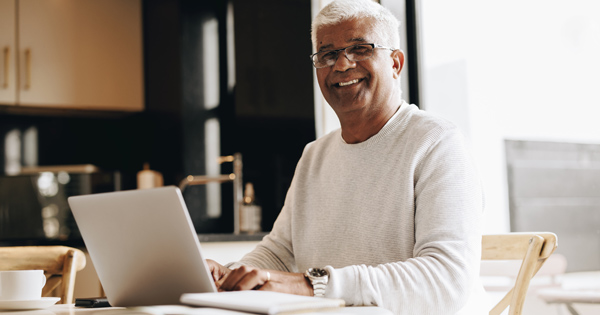 man at laptop